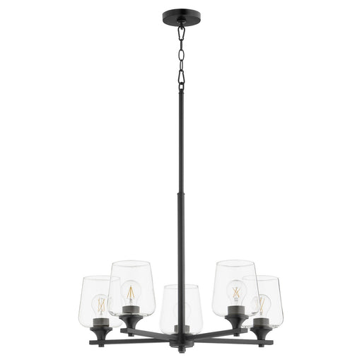 Myhouse Lighting Quorum - 658-5-59 - Five Light Chandelier - Veno - Matte Black