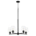 Myhouse Lighting Quorum - 658-5-59 - Five Light Chandelier - Veno - Matte Black