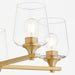 Myhouse Lighting Quorum - 658-5-80 - Five Light Chandelier - Veno - Aged Brass