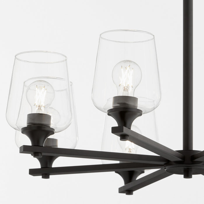 Myhouse Lighting Quorum - 658-8-59 - Eight Light Chandelier - Veno - Matte Black