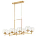 Myhouse Lighting Quorum - 688-8-80 - Eight Light Chandelier - Lyon - Aged Brass