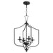 Myhouse Lighting Quorum - 8021-4-59 - Four Light Entry - Maryse - Matte Black