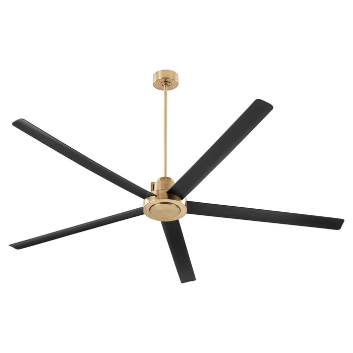 Myhouse Lighting Quorum - 80805-8059 - 80" Ceiling Fan - Revel - Aged Brass