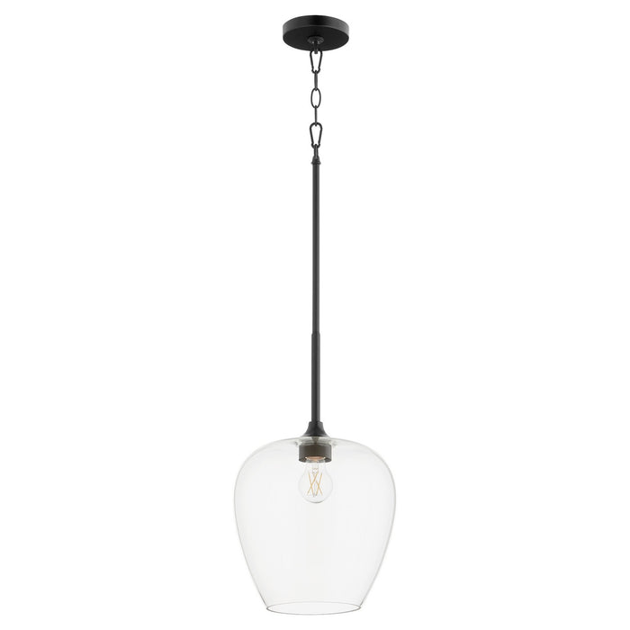 Myhouse Lighting Quorum - 858-59 - One Light Pendant - Veno - Matte Black