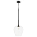 Myhouse Lighting Quorum - 858-59 - One Light Pendant - Veno - Matte Black