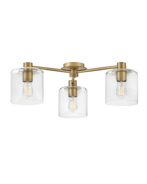 Myhouse Lighting Hinkley - 4514HB - LED Semi-Flush Mount - Axel - Heritage Brass