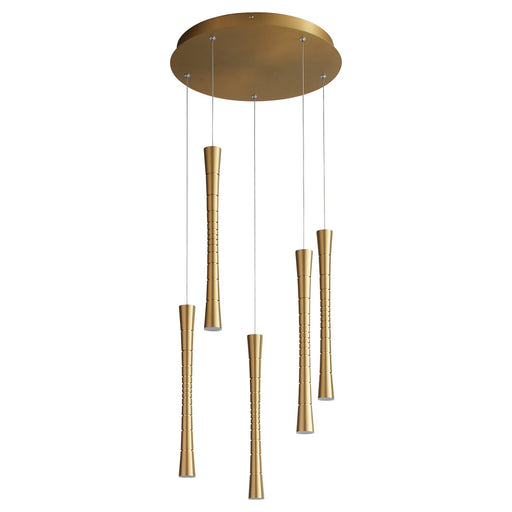 Myhouse Lighting Oxygen - 3-6005-40 - LED Pendant - Sabre - Aged Brass