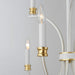 Myhouse Lighting Maxim - 11377WWTGL - Nine Light Chandelier - Charlton - Weathered White/Gold Leaf