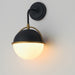 Myhouse Lighting Maxim - 12416SWBKWBR - One Light Outdoor Wall Sconce - Duke - Black/Weathered Brass