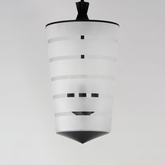 Myhouse Lighting Maxim - 12443CLFTBK - Three Light Pendant - Copacabana - Black