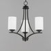 Myhouse Lighting Maxim - 20033SWBK - Three Light Chandelier - Deven - Black