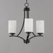 Myhouse Lighting Maxim - 20033SWBK - Three Light Chandelier - Deven - Black