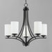 Myhouse Lighting Maxim - 20035SWBK - Five Light Chandelier - Deven - Black