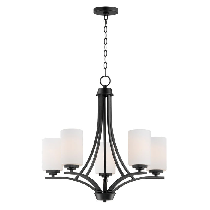 Myhouse Lighting Maxim - 20035SWBK - Five Light Chandelier - Deven - Black