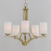 Myhouse Lighting Maxim - 20035SWSBR - Five Light Chandelier - Deven - Satin Brass