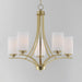 Myhouse Lighting Maxim - 20035SWSBR - Five Light Chandelier - Deven - Satin Brass