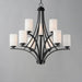 Myhouse Lighting Maxim - 20036SWBK - Nine Light Chandelier - Deven - Black