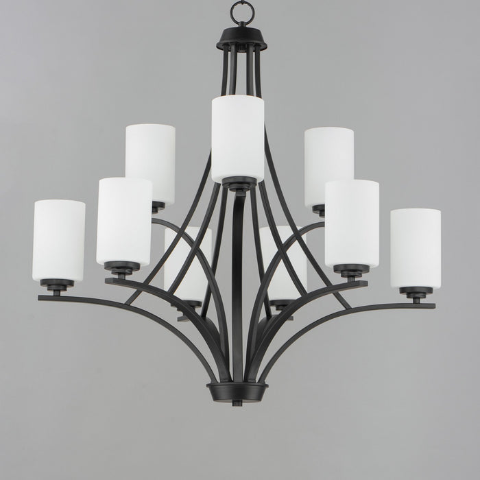 Myhouse Lighting Maxim - 20036SWBK - Nine Light Chandelier - Deven - Black