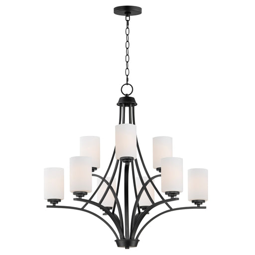 Myhouse Lighting Maxim - 20036SWBK - Nine Light Chandelier - Deven - Black