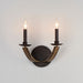 Myhouse Lighting Maxim - 20341DWAR - Two Light Wall Sconce - Basque - Driftwood/Anthracite