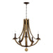 Myhouse Lighting Maxim - 20345DWAR - Five Light Chandelier - Basque - Driftwood/Anthracite