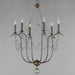 Myhouse Lighting Maxim - 20486GN - Six Light Chandelier - Formosa - Golden Noir