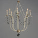 Myhouse Lighting Maxim - 20488ECVG - Eight Light Chandelier - Formosa - Ecru/Venetian Gold