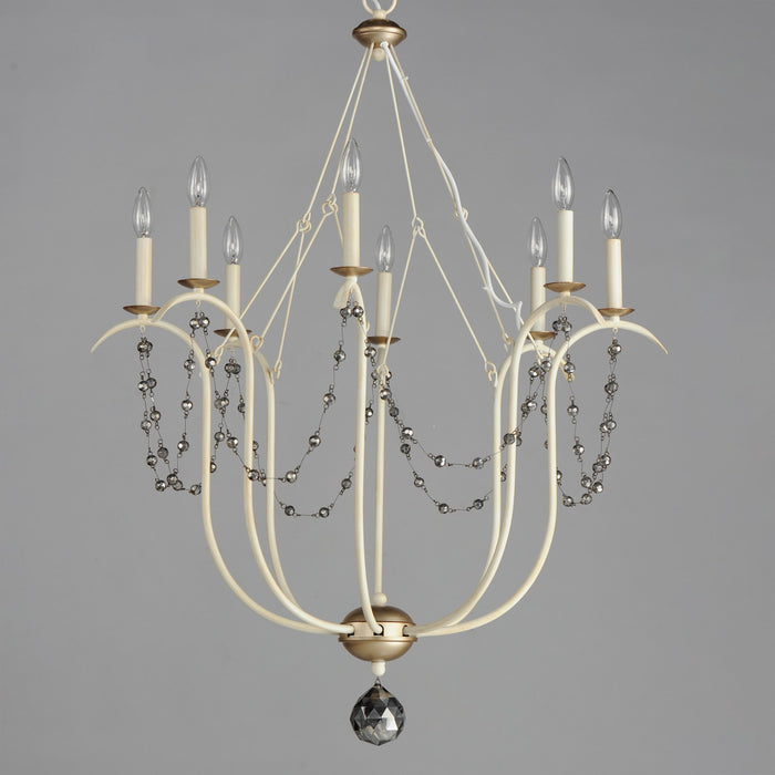 Myhouse Lighting Maxim - 20488ECVG - Eight Light Chandelier - Formosa - Ecru/Venetian Gold