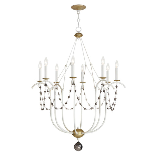 Myhouse Lighting Maxim - 20488ECVG - Eight Light Chandelier - Formosa - Ecru/Venetian Gold