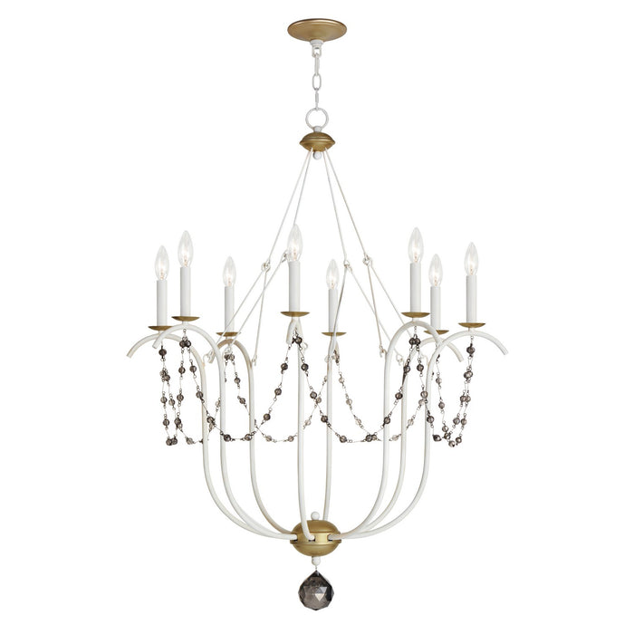 Myhouse Lighting Maxim - 20488ECVG - Eight Light Chandelier - Formosa - Ecru/Venetian Gold