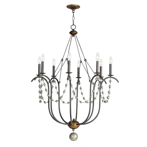 Myhouse Lighting Maxim - 20488GN - Eight Light Chandelier - Formosa - Golden Noir