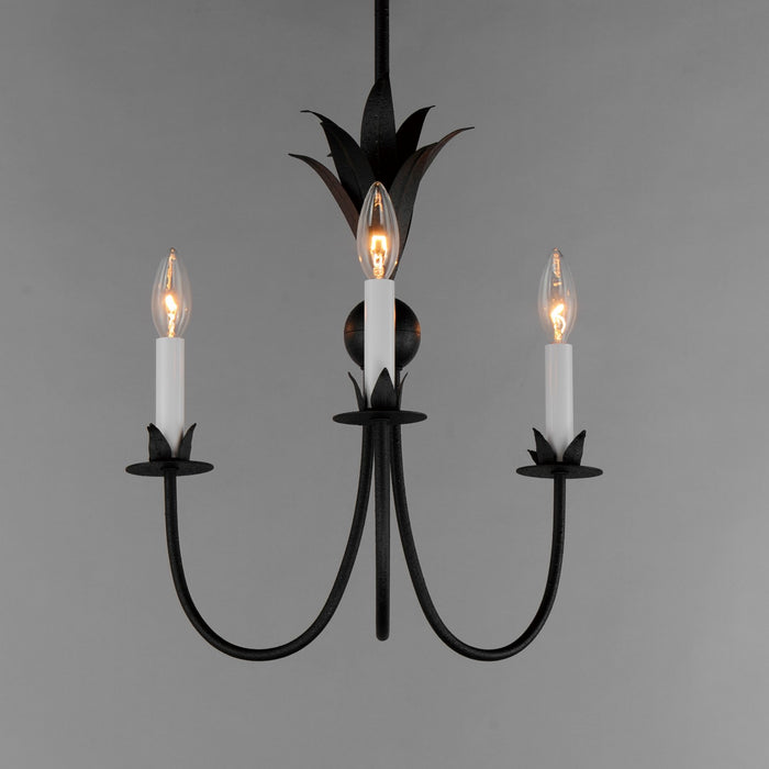 Myhouse Lighting Maxim - 2883AR - Three Light Chandelier - Paloma - Anthracite