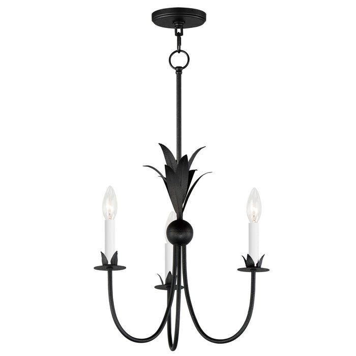 Myhouse Lighting Maxim - 2883AR - Three Light Chandelier - Paloma - Anthracite