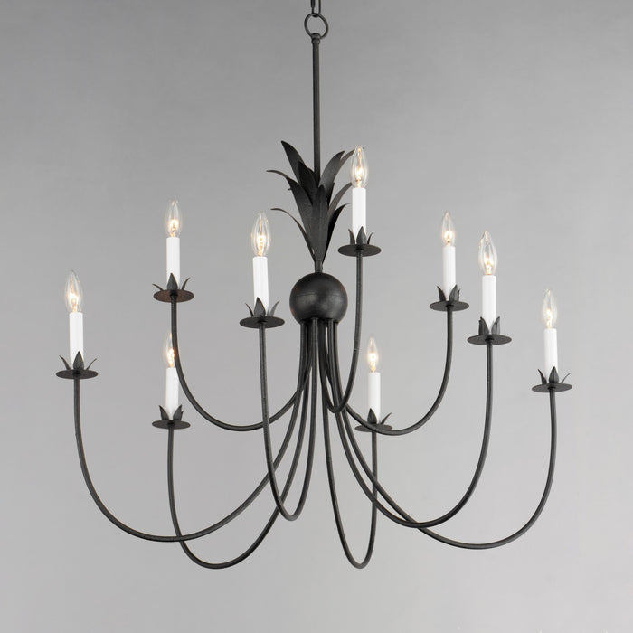 Myhouse Lighting Maxim - 2889AR - Nine Light Chandelier - Paloma - Anthracite