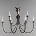 Myhouse Lighting Maxim - 2889AR - Nine Light Chandelier - Paloma - Anthracite