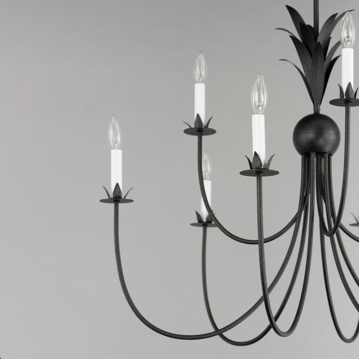 Myhouse Lighting Maxim - 2889AR - Nine Light Chandelier - Paloma - Anthracite