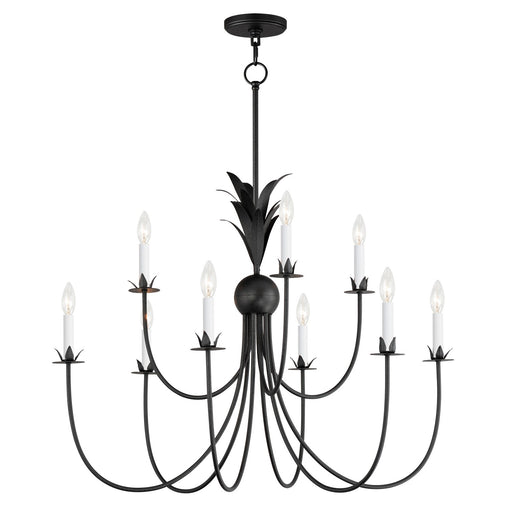 Myhouse Lighting Maxim - 2889AR - Nine Light Chandelier - Paloma - Anthracite