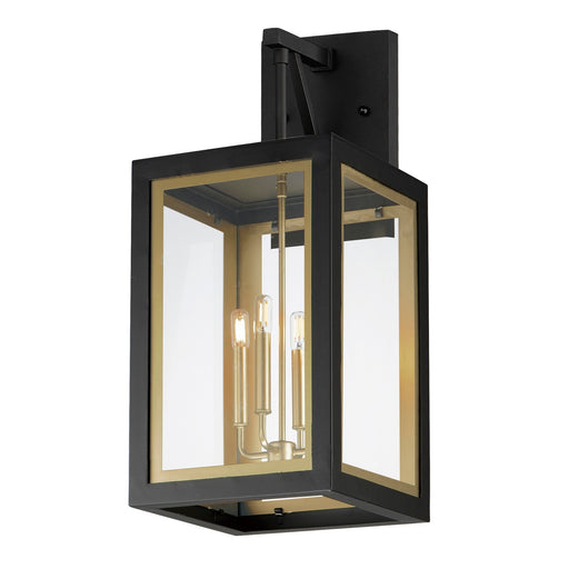 Myhouse Lighting Maxim - 30056CLBKGLD - Four Light Outdoor Wall Sconce - Neoclass - Black / Gold