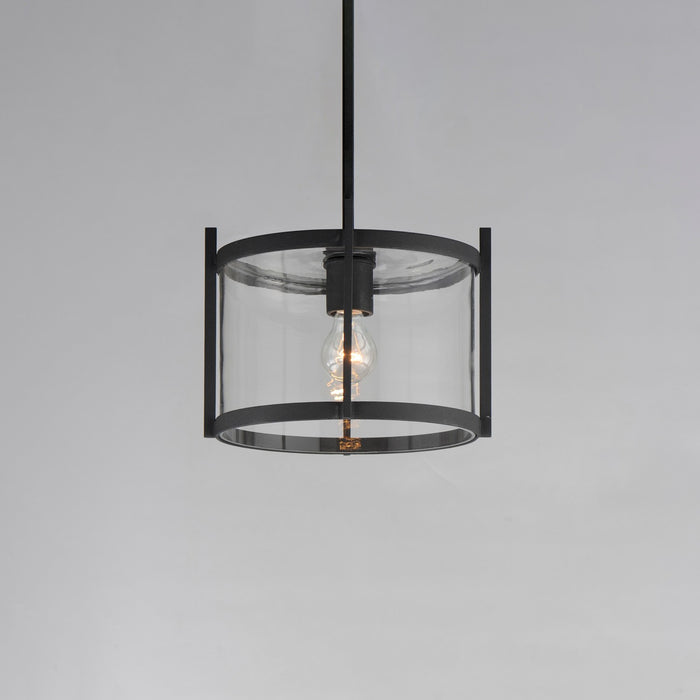 Myhouse Lighting Maxim - 30061CLBK - One Light Semi-Flush/Pendant - Belfry - Black