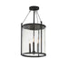 Myhouse Lighting Maxim - 30069CLBK - Three Light Pendant - Belfry - Black