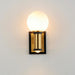 Myhouse Lighting Maxim - 32482SWBKNAB - LED Wall Sconce - San Simeon - Black / Natural Aged Brass