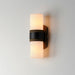 Myhouse Lighting Maxim - 32651SWBKAB - Two Light Outdoor Wall Sconce - Ruffles - Black / Antique Brass
