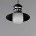 Myhouse Lighting Maxim - 35121SWBK - One Light Outdoor Pendant - Admiralty - Black