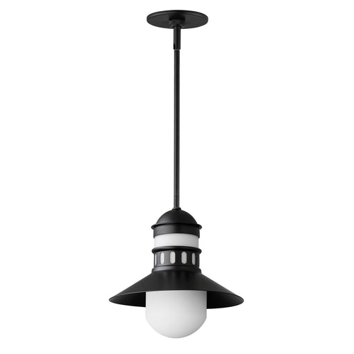 Myhouse Lighting Maxim - 35121SWBK - One Light Outdoor Pendant - Admiralty - Black