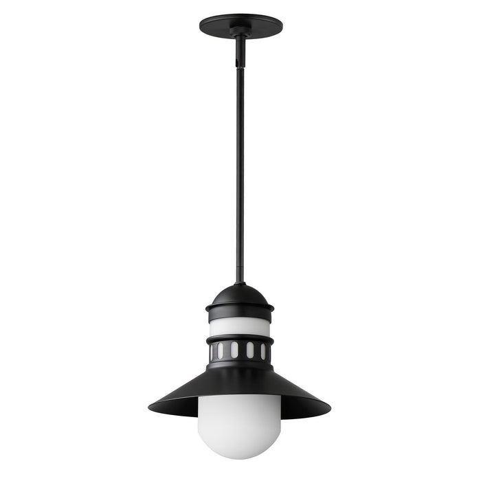 Myhouse Lighting Maxim - 35121SWBK - One Light Outdoor Pendant - Admiralty - Black