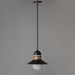 Myhouse Lighting Maxim - 35121SWBKAB - One Light Outdoor Pendant - Admiralty - Black / Antique Brass