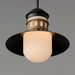 Myhouse Lighting Maxim - 35121SWBKAB - One Light Outdoor Pendant - Admiralty - Black / Antique Brass
