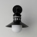 Myhouse Lighting Maxim - 35124SWBK - One Light Outdoor Wall Sconce - Admiralty - Black