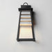 Myhouse Lighting Maxim - 40634WZBK - One Light Outdoor Wall Sconce - Shutters - Weathered Zinc/Black