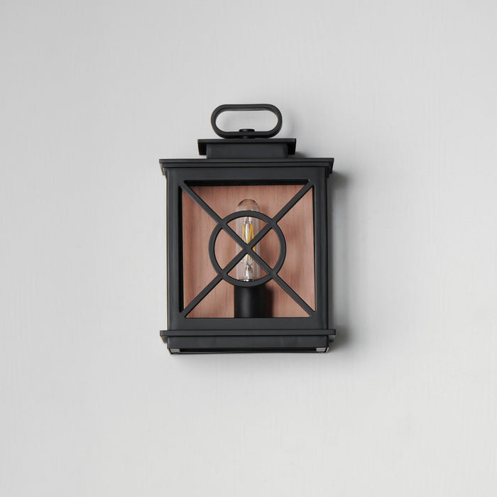 Myhouse Lighting Maxim - 40802CLACPBK - One Light Outdoor Wall Sconce - Yorktown VX - Black/Aged Copper